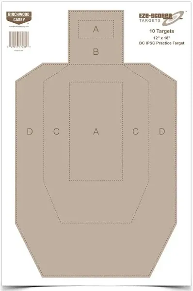 Birchwood Casey Eze-Scorer IPSC Practice Target