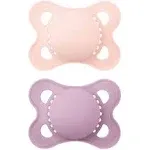 MAM Original Matte Pacifier, 0-6 Months, Girl, 2 Pack