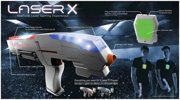 Laser X Two Player Laser Gaming Set