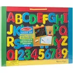 Melissa &amp; Doug Magnetic Chalkboard and Dry-Erase Board With 36 Magnets