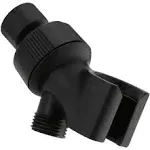 Delta Universal Showering Components: Adjustable Shower Arm Mount for Hand Shower - Matte Black U3401-PK