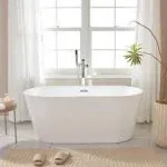 Vanity Art Freestanding Acrylic Soaking Bathtub VA6815