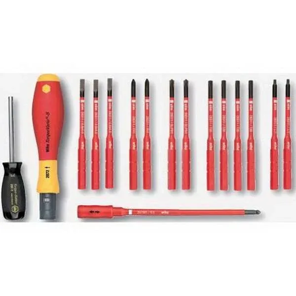 Wiha Tools 28791 TorqueVario-S Insulated Torque &amp; Slimline Blade Screwdriver Set