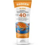 Badger Kids Mineral Sunscreen Cream SPF 40