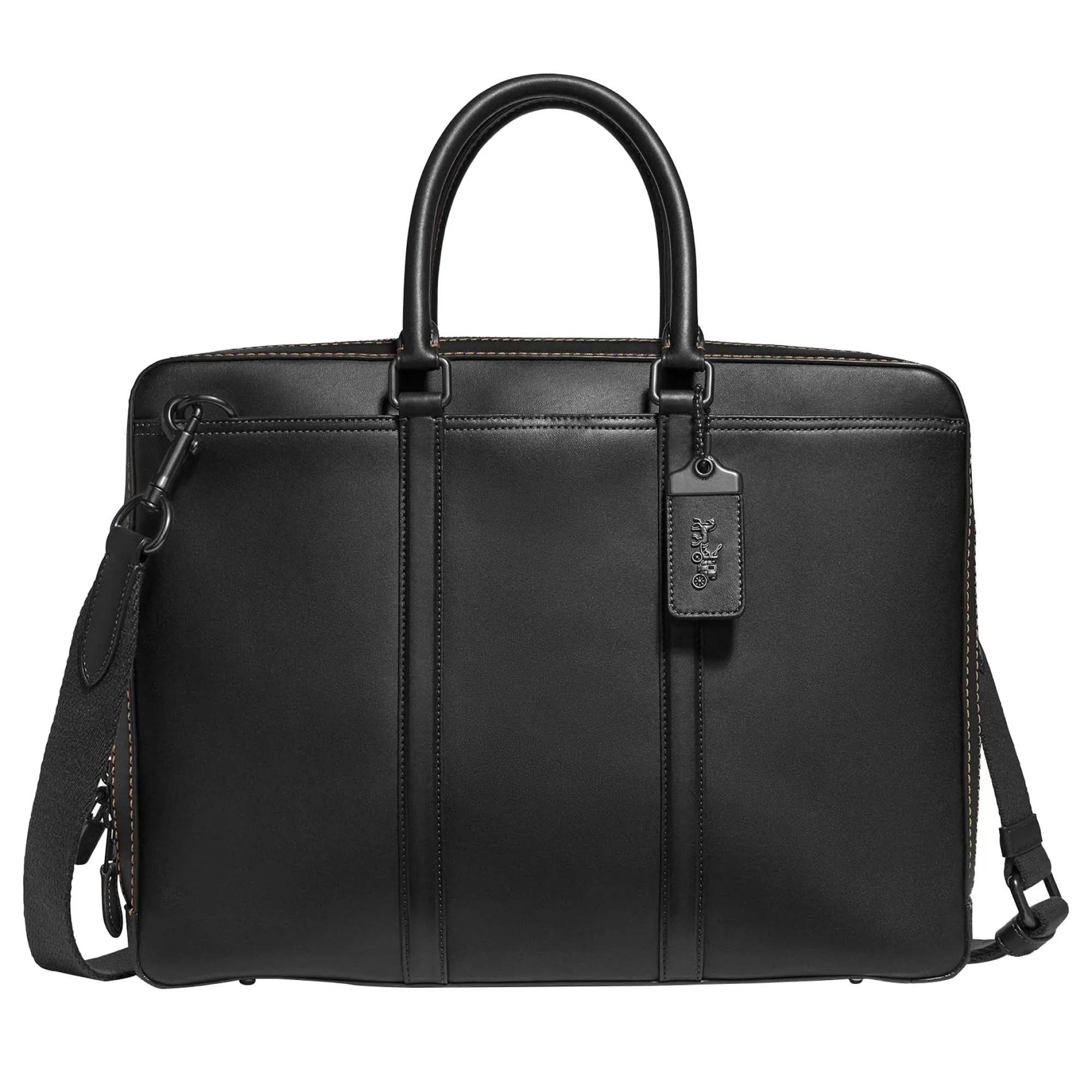 Coach Metropolitan Slim Briefcase - Black