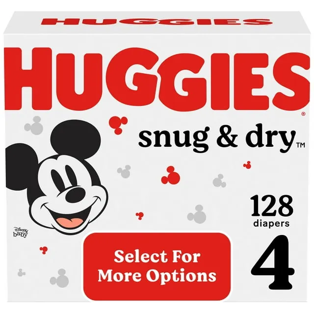 Huggies Snug & Dry Baby Diapers, Size 3, 200 Ct (Select for More Options)