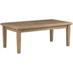 Ashley Gerianne Rectangular Cocktail Table - Grayish Brown