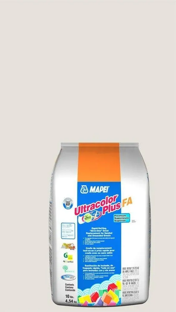 MAPEI Ultracolor Plus FA Powder Grout - 10LB/Bag - 5220 - Eggshell (Formerly White 00)