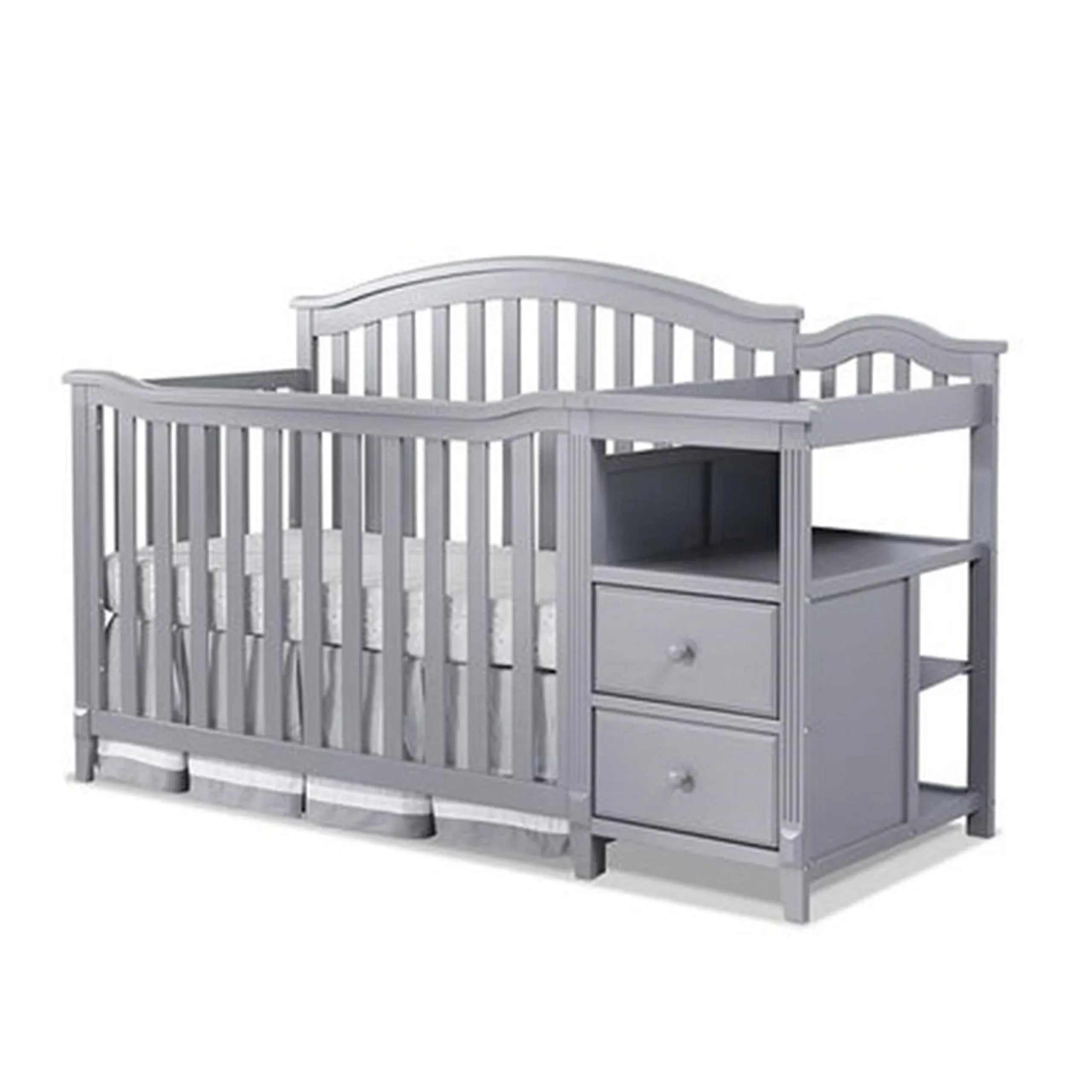 Sorelle Berkley Crib and Changer - Gray