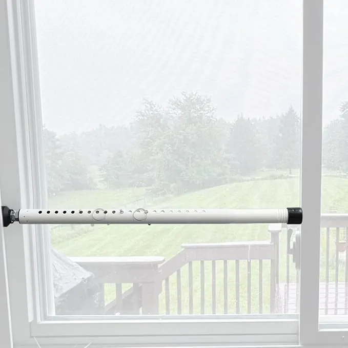 Sliding Door Security Bar, 16.5" to 51.2" Window Security Bar Adjustable Window Locks Security up and Down Glass Door for Vertical Sliding Windows