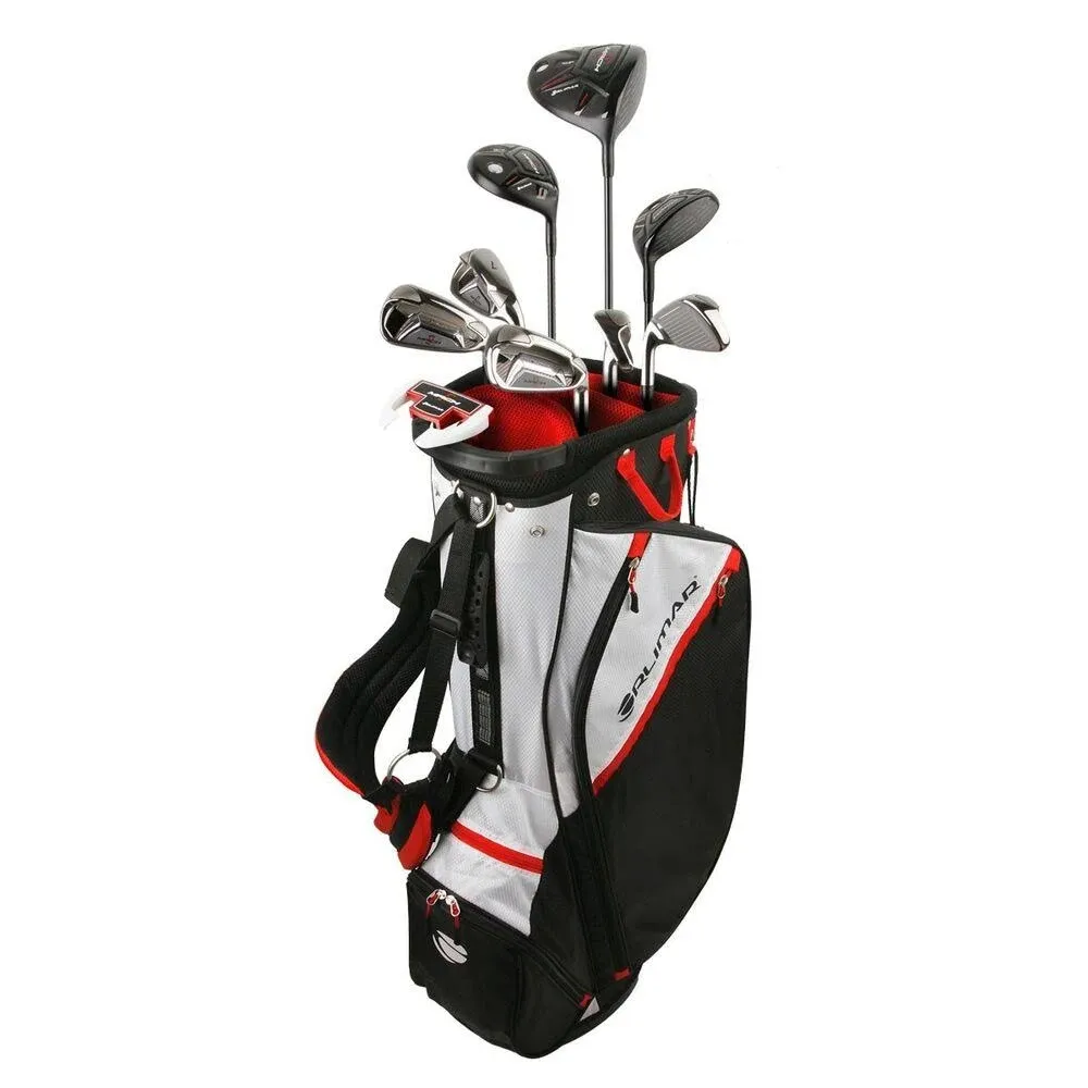 Orlimar Mach 1 Men’s Complete Golf Club Set with Titanium Driver, Stainless Fairway Wood, Hybrid, Irons and Stand Bag