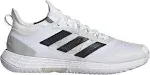 Adidas Men's Adizero Ubersonic 4.1 Tennis Shoes, Size 7.5, White/Black/Silver