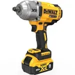 DEWALT 20V MAX Cordless Impact Wrench Kit, 20V MAX, 1/2" Hog Ring With 4-Mode Speed, Includes Battery, Charger and Kit Bag (DCF900P1)