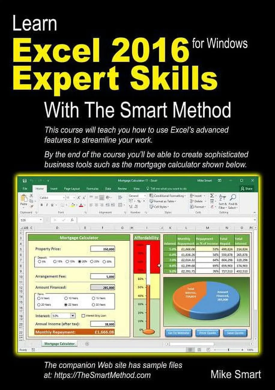 Learn Excel 2016 Expert Skills with The Smart Method: Courseware Tutorial teaching Advanced Techniques 