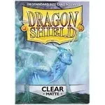 Dragon Shield Standard Size Card matte Sleeves Clear Magic Pokemon 100 box