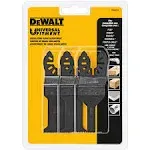 DeWalt DWA4215 3-Piece Oscillating Blade Set