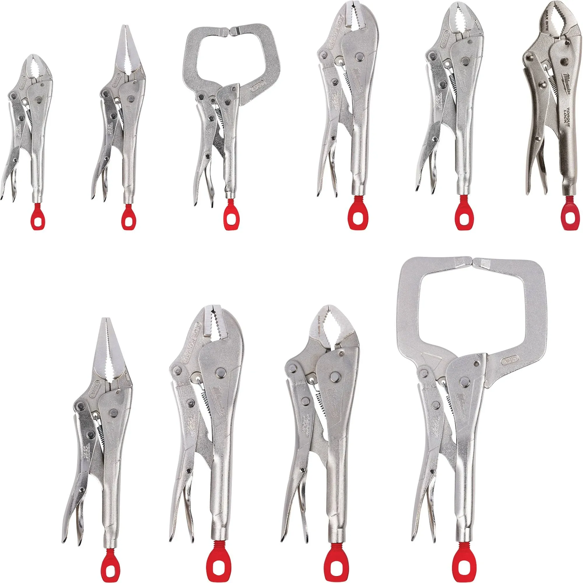 Milwaukee 10Pc Torque Lock Locking Pliers Kit