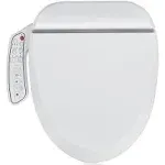 ZMJH Zma102d Bidet Toilet Seat, Round Smart Unlimited Warm Water, Vortex Wash, Electronic Heated, Warm Air Dryer, Rear and Front Wash, LED Light, Nee