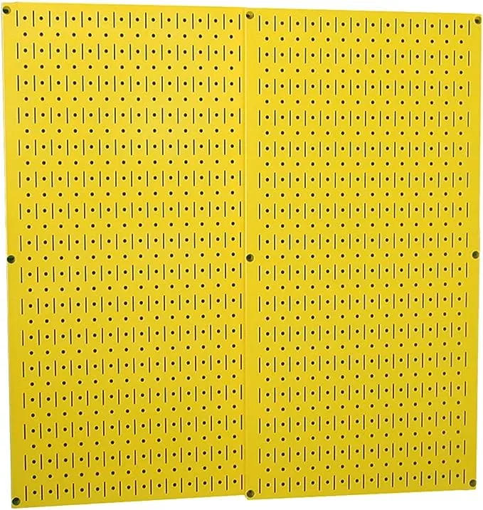 Wall Control Metal Pegboard Pack - Yellow