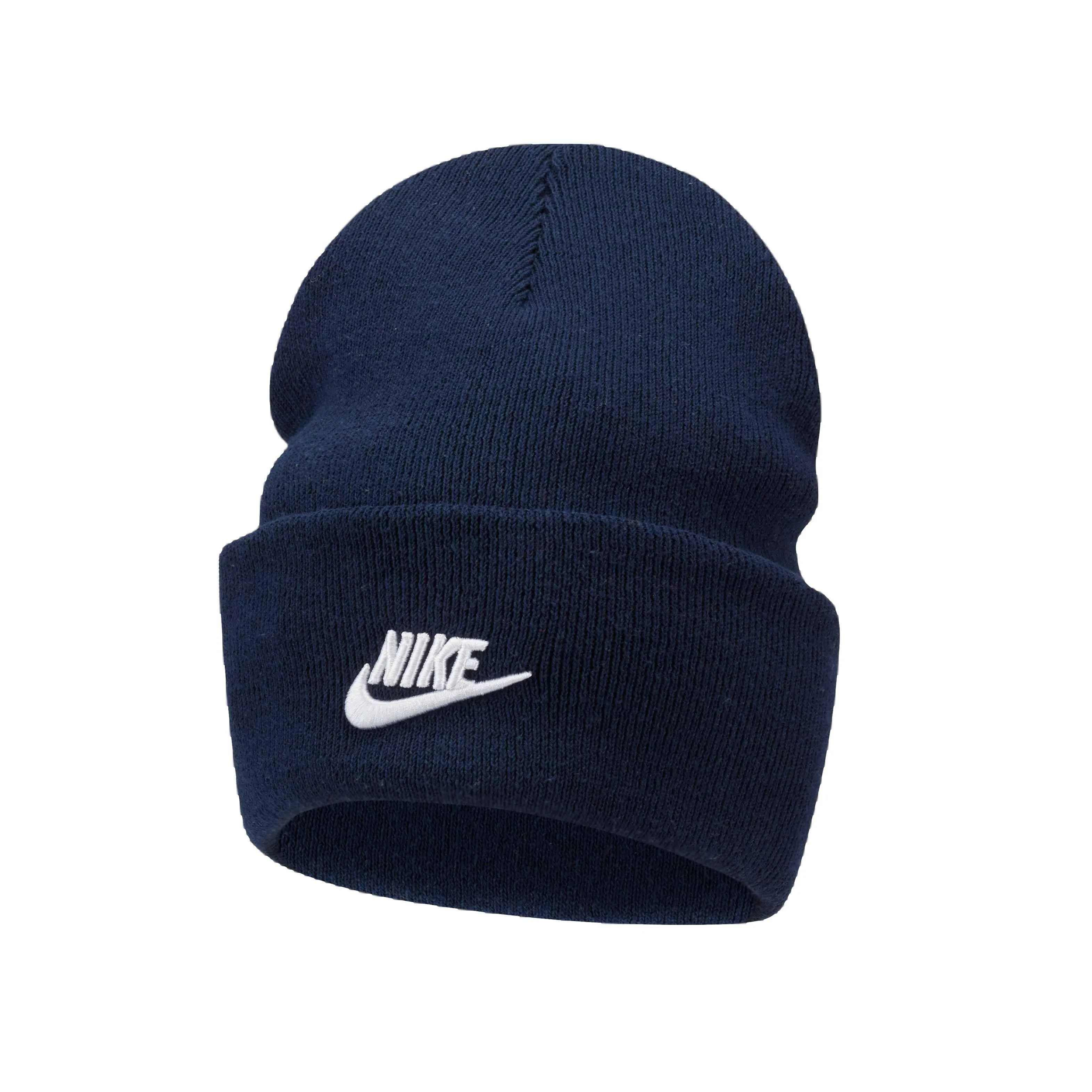 Nike Peak Tall Cuff Futura Beanie One Size Navy/White