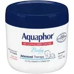 Aquaphor Baby Healing Ointment Advanced Therapy Skin Protectant, 14 Ounce, Pack of 2