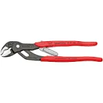 KNIPEX 85 01 250 SmartGrip Water Pump Pliers with automatic adjustment grey atramentized with non-slip plastic coating 250 mm