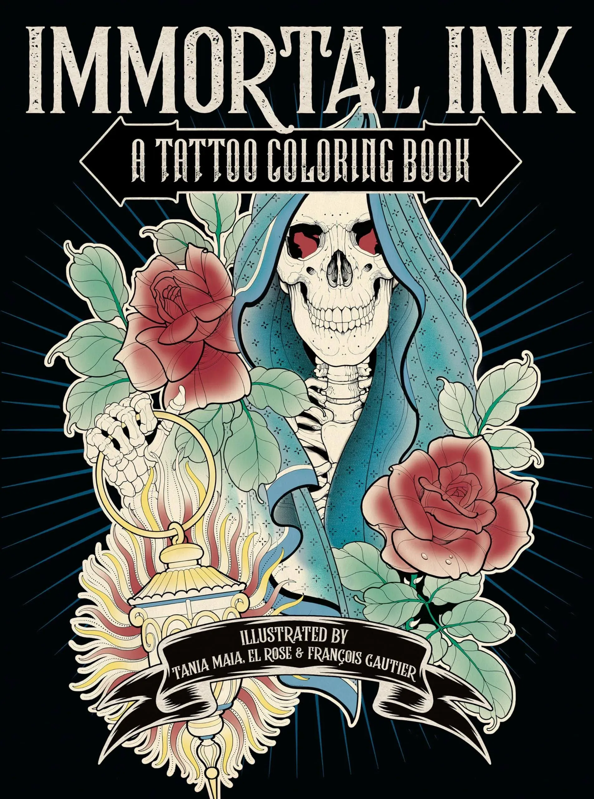 Immortal Ink: A Tattoo Coloring Book