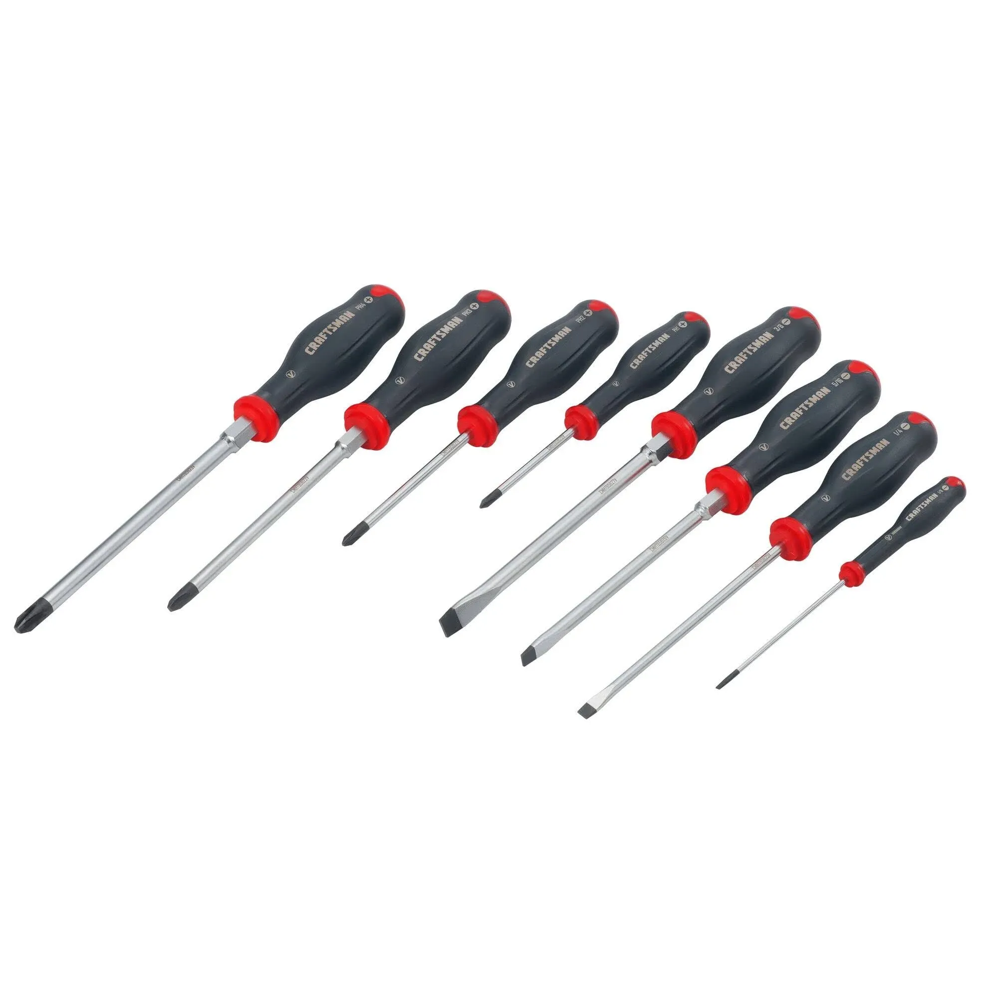 Craftsman V-Series Screwdriver Set, 8 Piece (CMHT65618V)