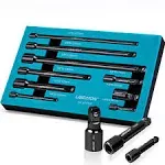 Libraton Wobble Extension Set, Socket Extensions Set, Ratchet Extensions 1/4", 3 ...