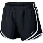 Nike Women's Dry Tempo Shorts, Black/White, XL