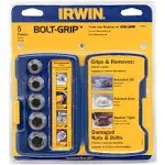 Irwin 394001 Bolt-Grip Base Extractor Set, 5-Piece