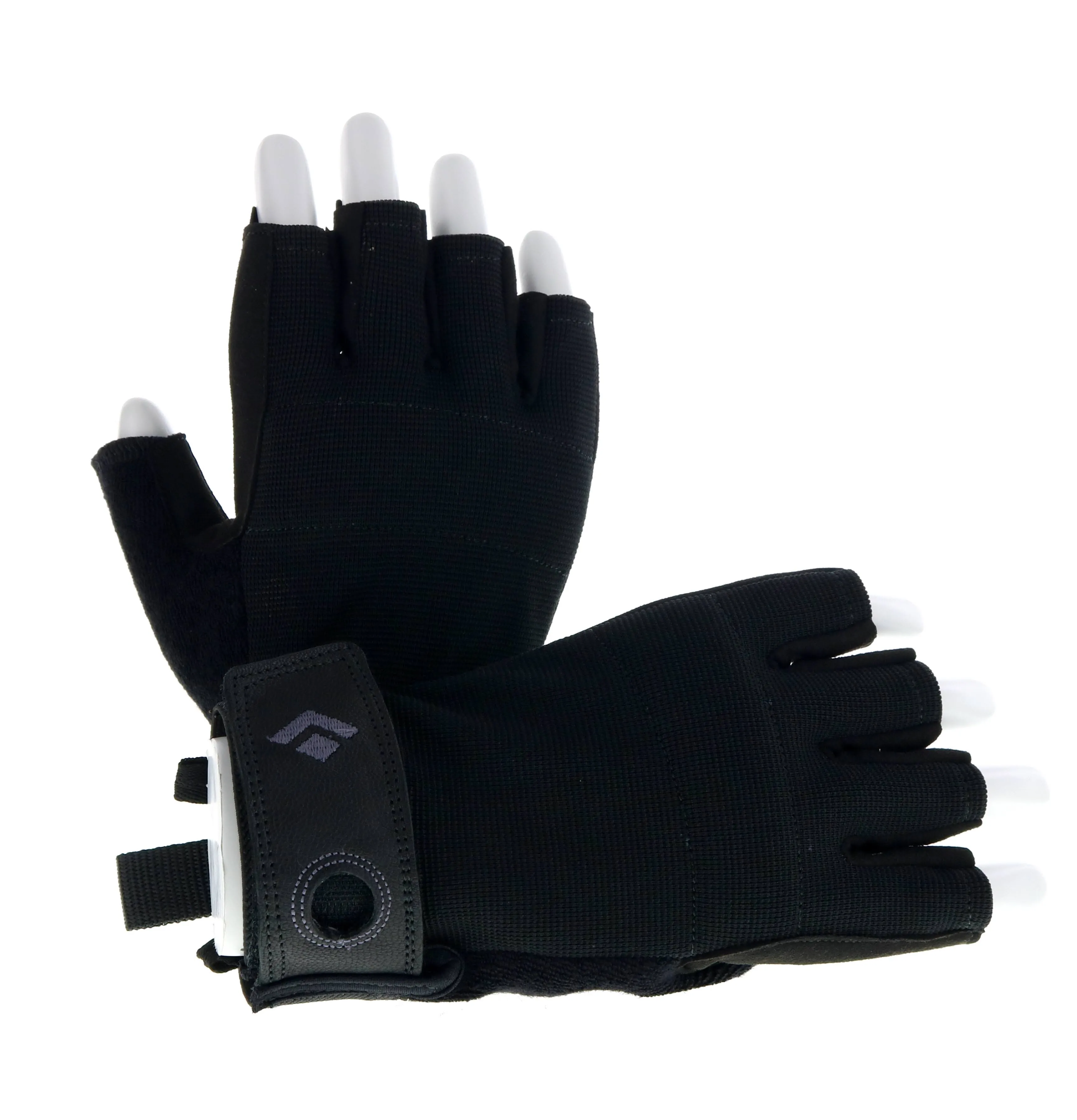 Black Diamond Crag Half - Finger Gloves, Black / L