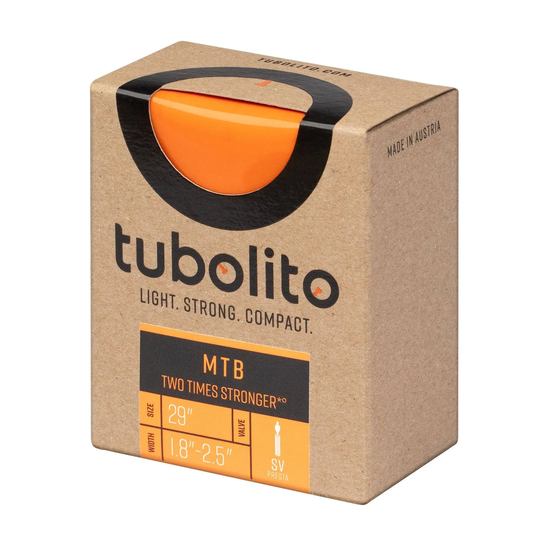 Tubolito S-Tubo MTB Tube - 29 x 1.8-2.5, 42mm Presta Valve, Orange