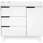 Babyletto Hudson 3-Drawer Changer Dresser with Changing Tray - White