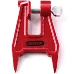 Oregon Filing Vise Pocket Stump Vise for Filing Chainsaw Chains, Provides Secure Filing Set-up on any Tree Stump (26368A),Red