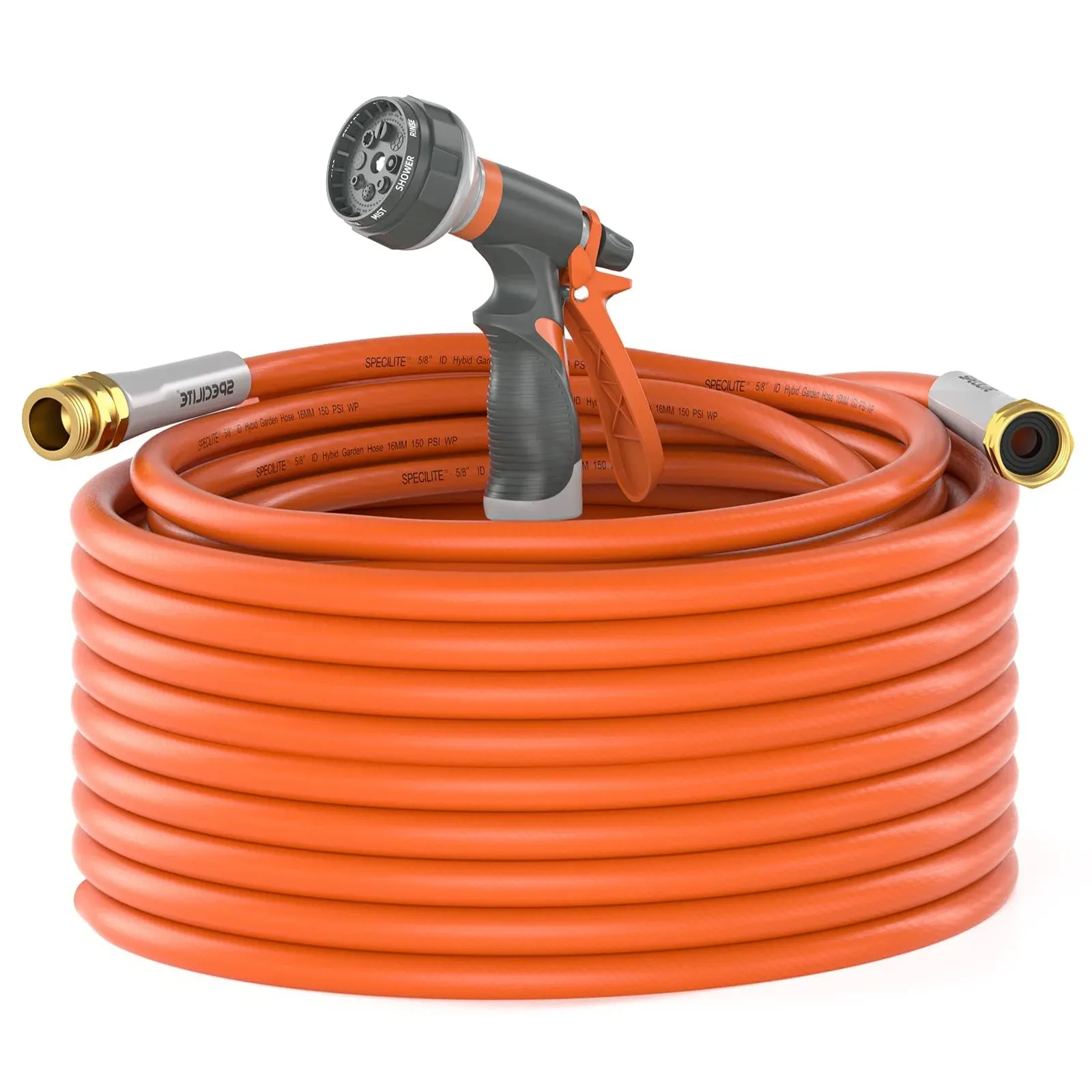 Garden Hose 25 ft x 5/8 in Heavy Duty, Flexible and Lightweight Water Hose, B...