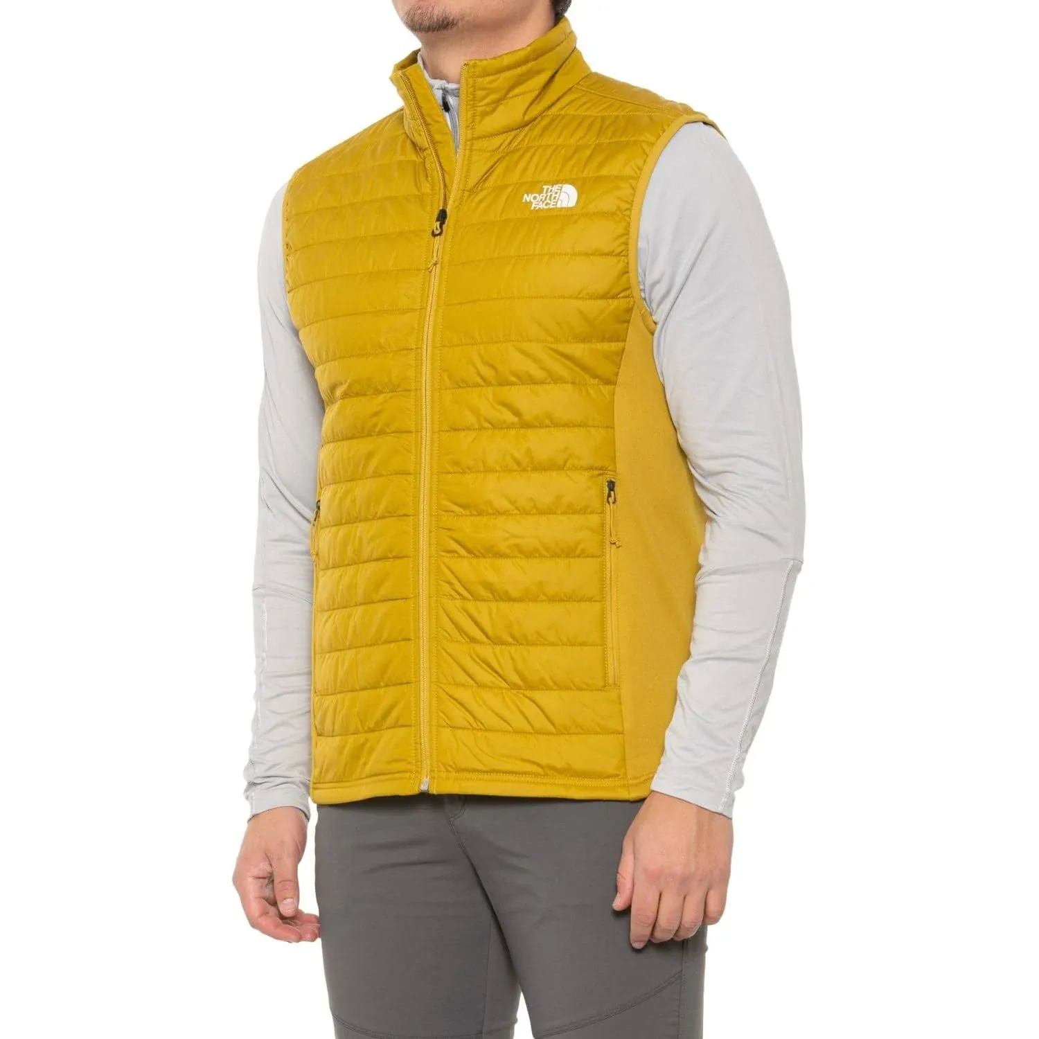 THE NORTH FACE Men's Canyonlands Hybrid Vest, Mineral Gold, Large