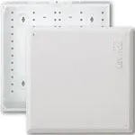 Leviton 47605-140, 14" Structured Media Enclosure and Flush Mount Cover, White