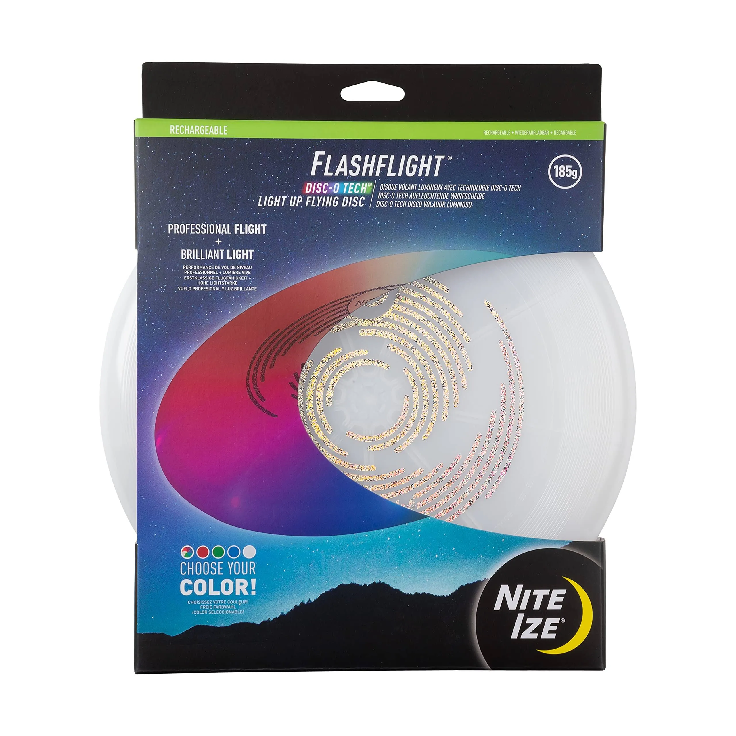 Nite Ize Flashflight Rechargeable Light Up Flying Disc