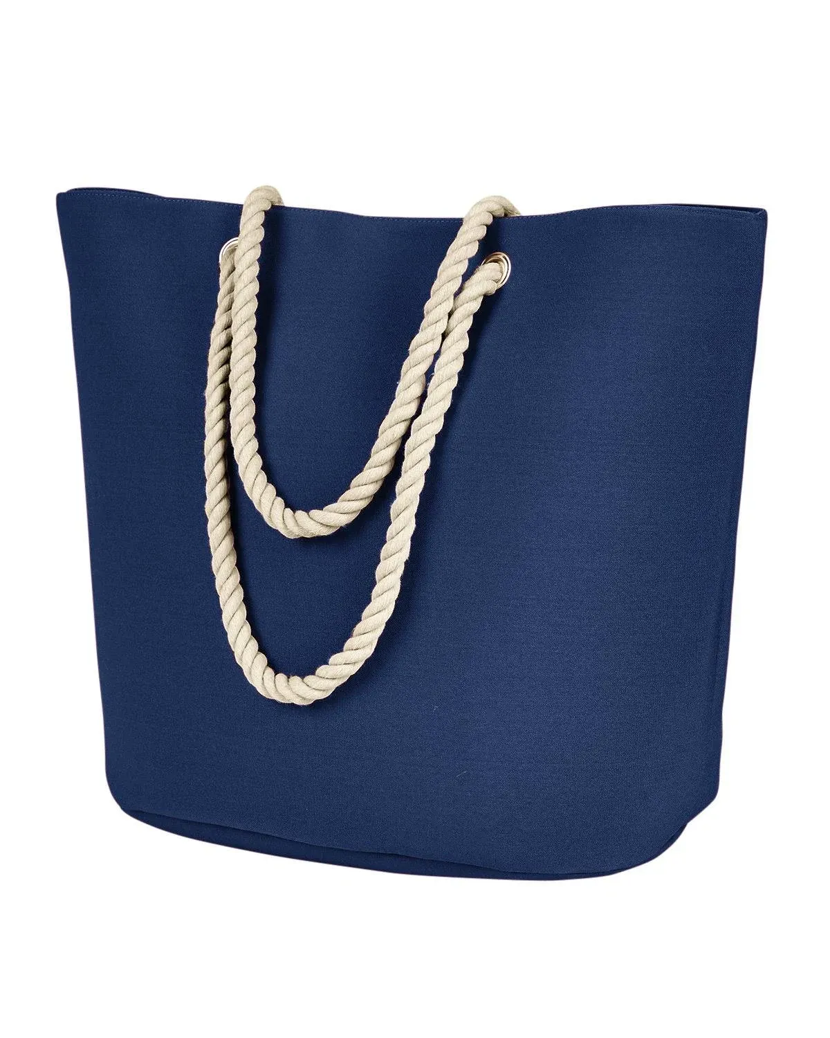 BAGedge BE256 Polyester Canvas Rope Tote - Royal - Os