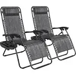 Zero Gravity Chair Lounge Chair Set of 2 Lawn Chair Outdoor Chair Deck Chairs