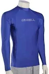 O'neill Men's Basic Skins Long Sleeve Rash Guard, Pacific, M