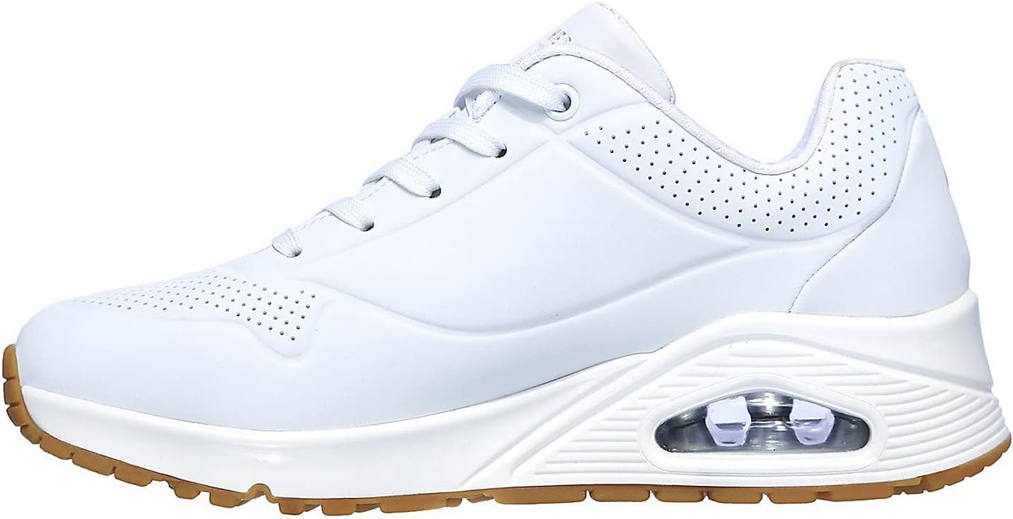 Skechers Women's Uno Stand On Air Sneaker White 7