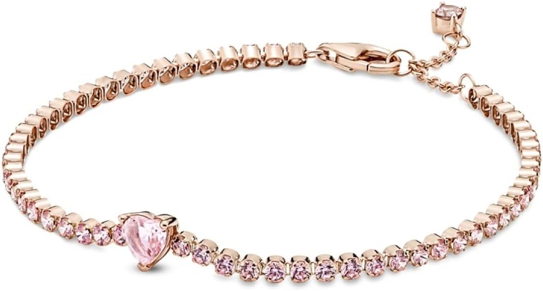 Pandora Sparkling Heart Tennis Bracelet