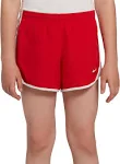 Nike Girls' Dry Tempo Running Shorts, Medium, Sport Red/White