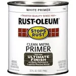 Stops Rust Flat Clean Metal Primer - White