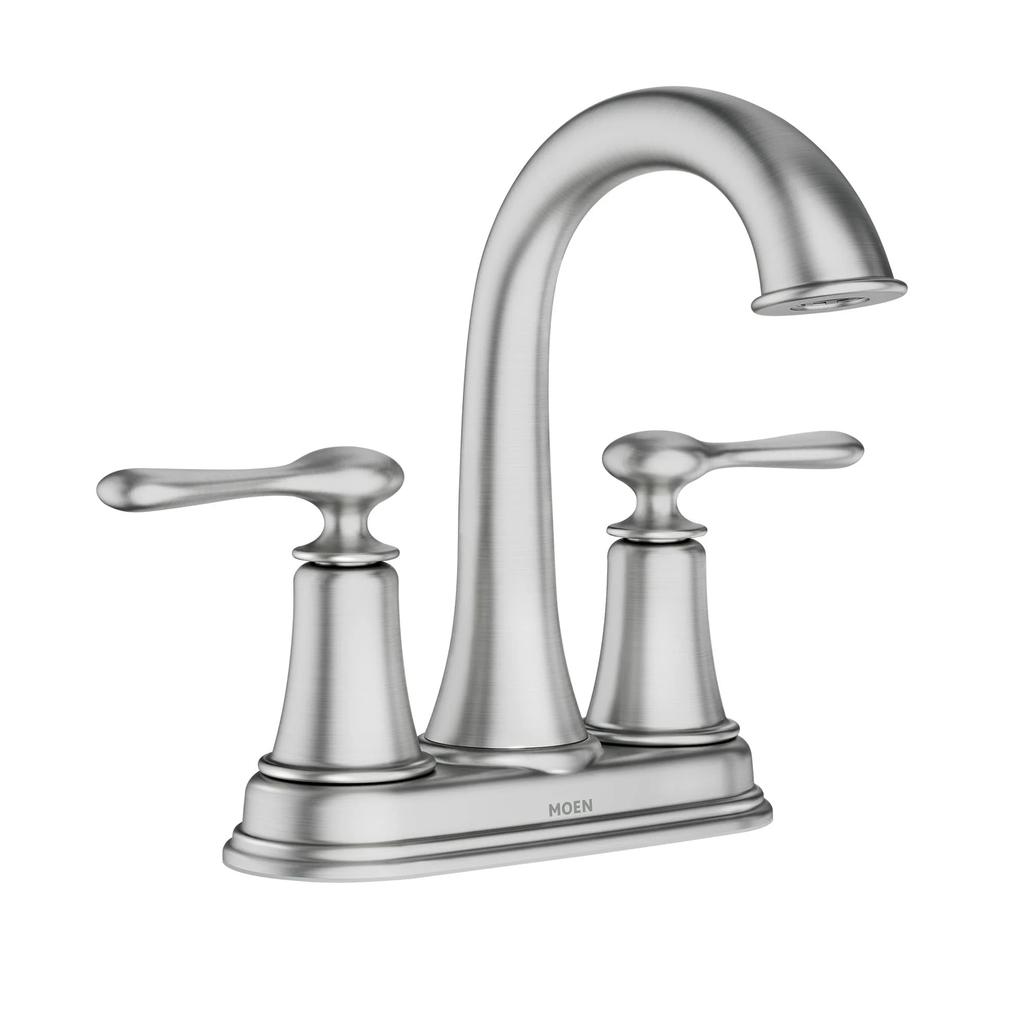 Moen Ellicott Brushed Nickel 2-Handle Bathroom Sink Faucet 84092SRN