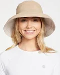 Sun Protective Wide Brim Upf50+ Holiday Sun Hat for Women Natural / Beige Underbrim