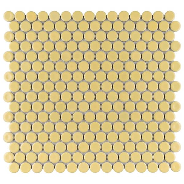 Affinity Tile Hudson Penny Round Mosaic Floor and Wall Tile FKOMPR06