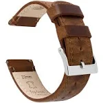 Barton Quick Release - Top Grain Leather Watch Band Strap - Choice of Width - 16mm, 18mm, 19mm, 20mm, 21mm 22mm, 23mm or 24mm